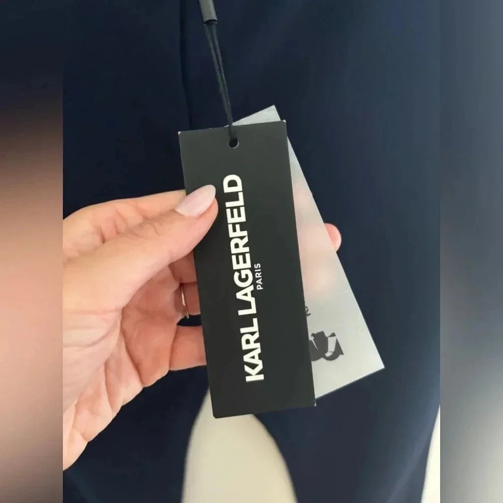 Karl Lagerfeld Navy Dress Pants NWT - Picture 5 of 7